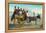 Sicilian Cart with Donkey, Italy-null-Framed Stretched Canvas