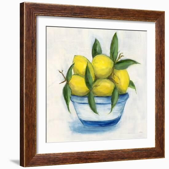 Sicilian Lemons I-Marilyn Dunlap-Framed Art Print