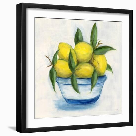 Sicilian Lemons I-Marilyn Dunlap-Framed Art Print