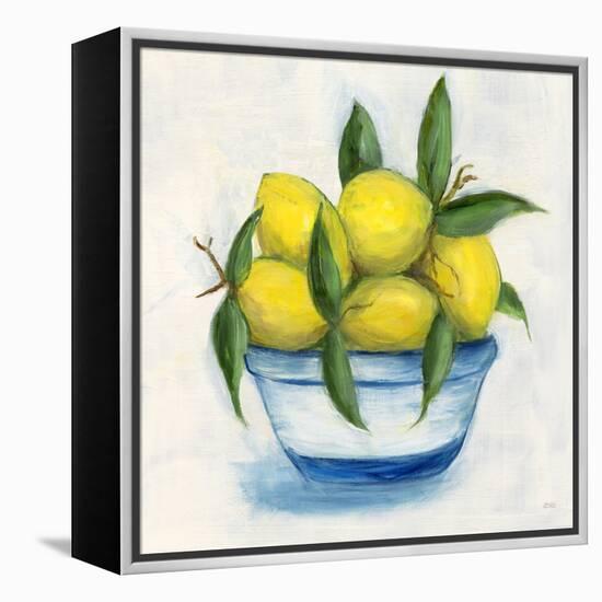 Sicilian Lemons I-Marilyn Dunlap-Framed Stretched Canvas