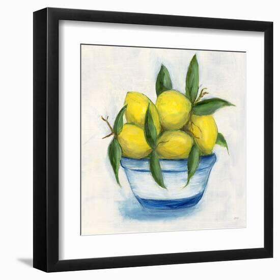 Sicilian Lemons I-Marilyn Dunlap-Framed Art Print
