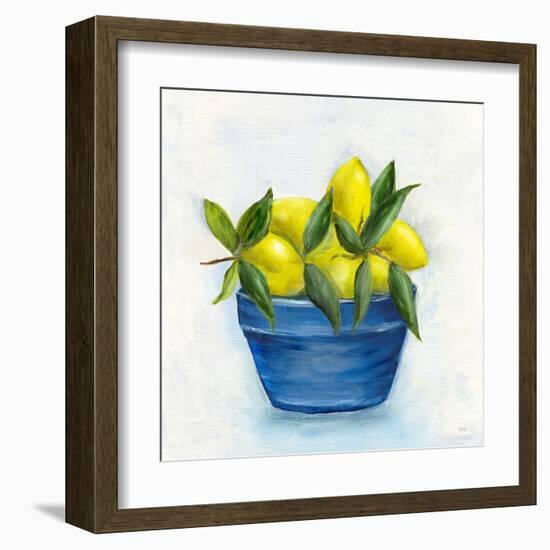 Sicilian Lemons II-Marilyn Dunlap-Framed Art Print