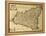 Sicily Old Map, May Be Approximately Dated To The Xviii Sec-marzolino-Framed Stretched Canvas