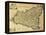 Sicily Old Map, May Be Approximately Dated To The Xviii Sec-marzolino-Framed Stretched Canvas