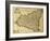 Sicily Old Map, May Be Approximately Dated To The Xviii Sec-marzolino-Framed Art Print