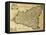 Sicily Old Map, May Be Approximately Dated To The Xviii Sec-marzolino-Framed Stretched Canvas