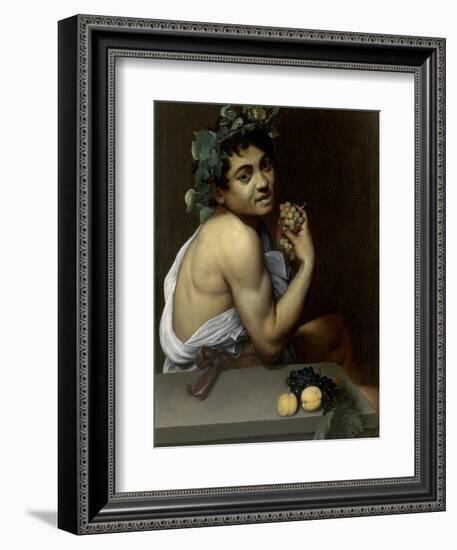 Sick Bacchus-Caravaggio-Framed Art Print