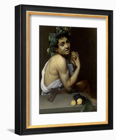 Sick Bacchus-Caravaggio-Framed Art Print