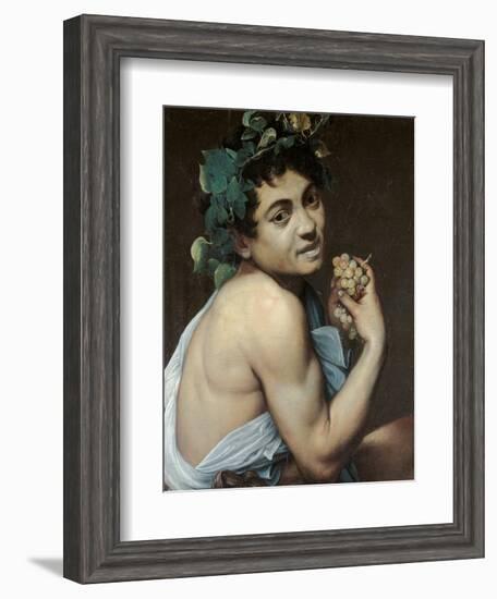 Sick Bacchus-Caravaggio-Framed Art Print