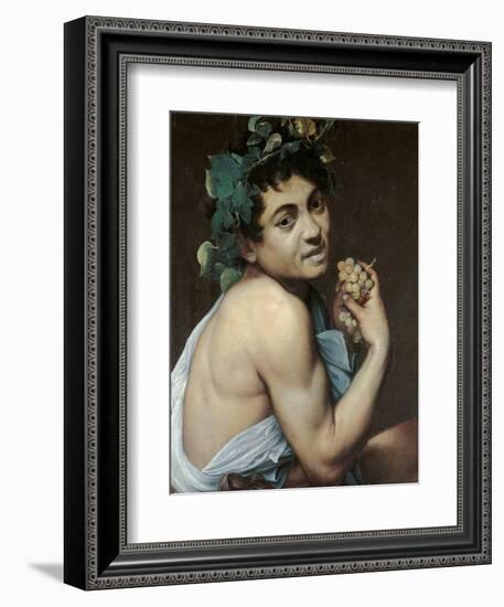 Sick Bacchus-Caravaggio-Framed Art Print