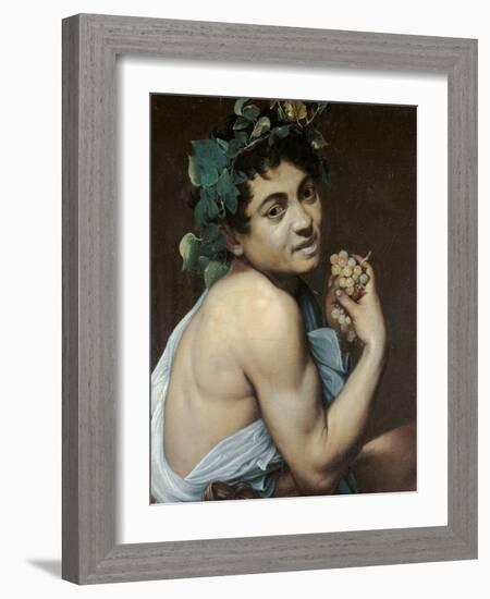 Sick Bacchus-Caravaggio-Framed Art Print