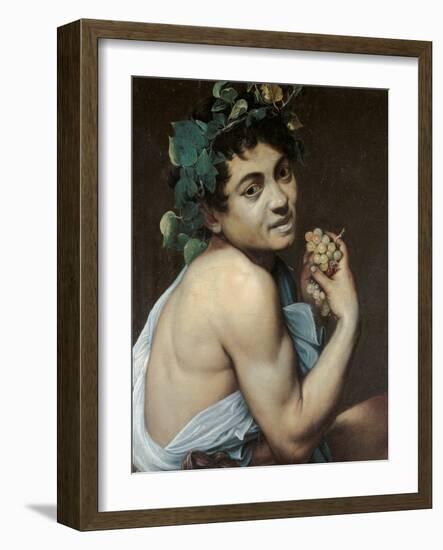 Sick Bacchus-Caravaggio-Framed Art Print