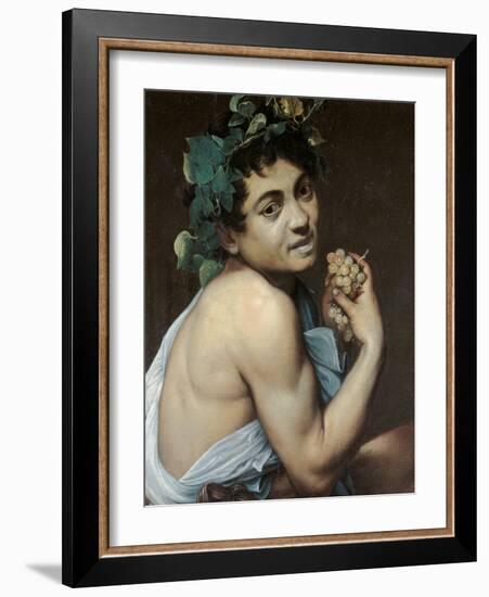 Sick Bacchus-Caravaggio-Framed Art Print