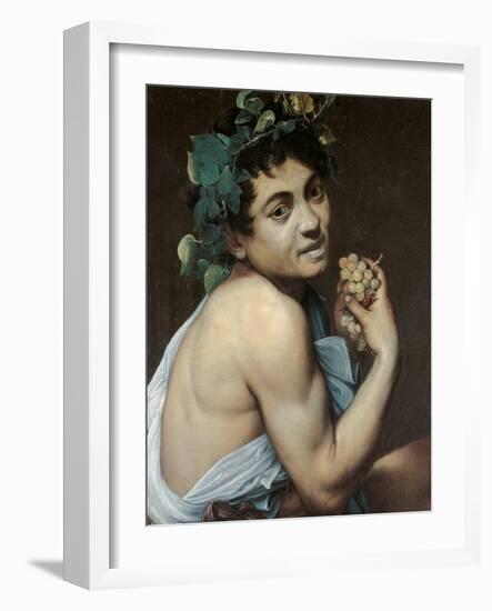 Sick Bacchus-Caravaggio-Framed Art Print