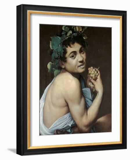 Sick Bacchus-Caravaggio-Framed Art Print