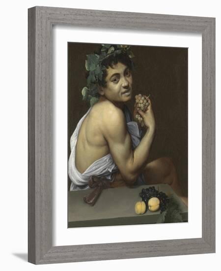 Sick Bacchus-Caravaggio-Framed Giclee Print