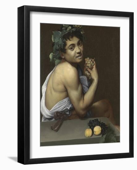 Sick Bacchus-Caravaggio-Framed Giclee Print