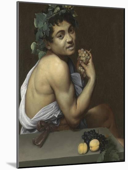 Sick Bacchus-Caravaggio-Mounted Giclee Print