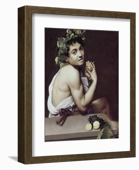 Sick Bacchus-Caravaggio-Framed Giclee Print