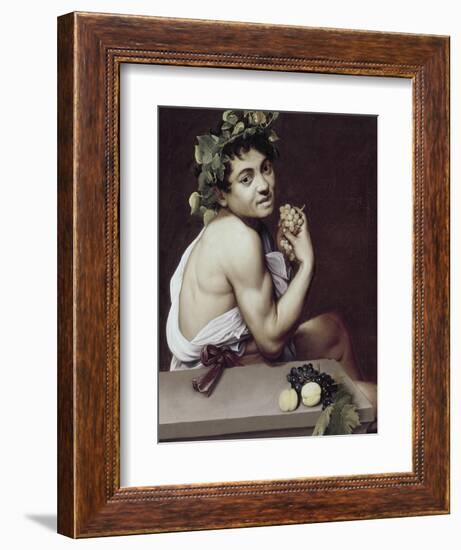 Sick Bacchus-Caravaggio-Framed Giclee Print