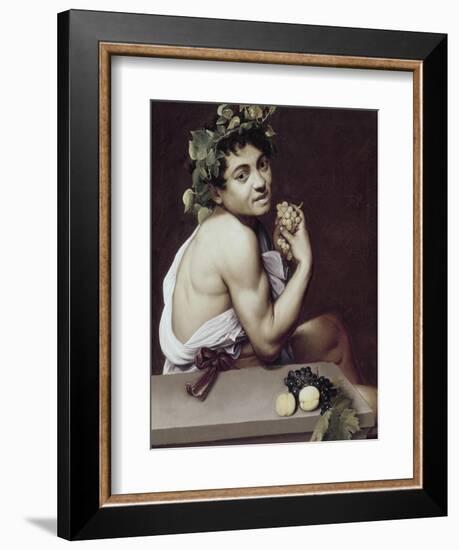 Sick Bacchus-Caravaggio-Framed Giclee Print