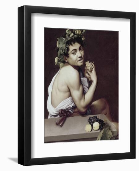 Sick Bacchus-Caravaggio-Framed Giclee Print