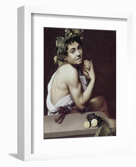 Sick Bacchus-Caravaggio-Framed Giclee Print