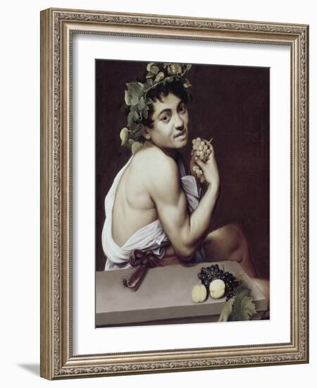 Sick Bacchus-Caravaggio-Framed Giclee Print