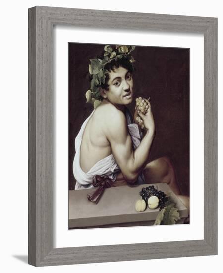 Sick Bacchus-Caravaggio-Framed Giclee Print