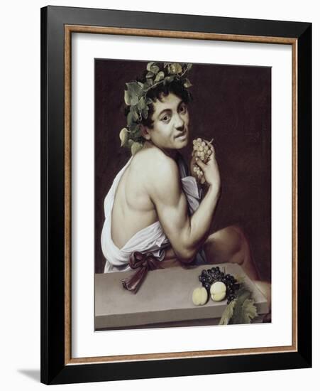 Sick Bacchus-Caravaggio-Framed Giclee Print