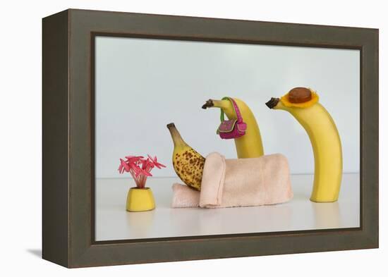 Sick Banana-Jacqueline Hammer-Framed Premier Image Canvas