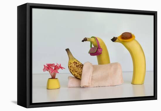 Sick Banana-Jacqueline Hammer-Framed Premier Image Canvas