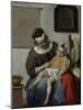 Sick Child-Gabriel Metsu-Mounted Art Print