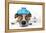 Sick Dog-Javier Brosch-Framed Premier Image Canvas