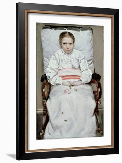 Sick Girl-Christian Krohg-Framed Giclee Print