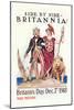 Side by Side with Britannia-James Montgomery Flagg-Mounted Art Print