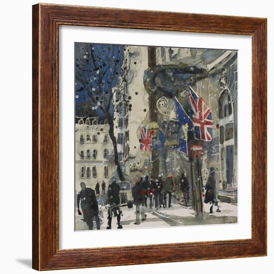 Side Entrance to The Ritz-Susan Brown-Framed Giclee Print