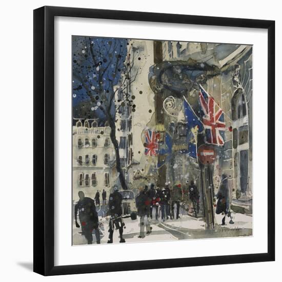 Side Entrance to The Ritz-Susan Brown-Framed Giclee Print