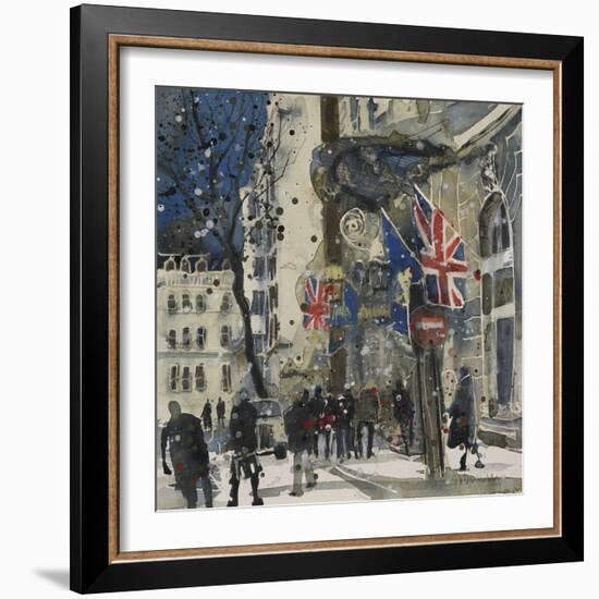 Side Entrance to The Ritz-Susan Brown-Framed Giclee Print