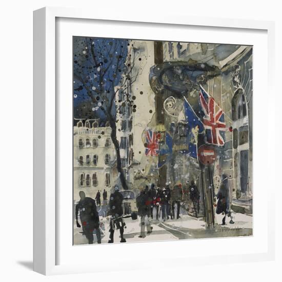 Side Entrance to The Ritz-Susan Brown-Framed Giclee Print