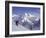 Side Profile of a Man Skiing-null-Framed Photographic Print