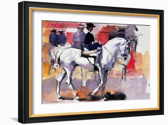 Side-Saddle at the Feria De Sevilla, 1998-Mark Adlington-Framed Giclee Print