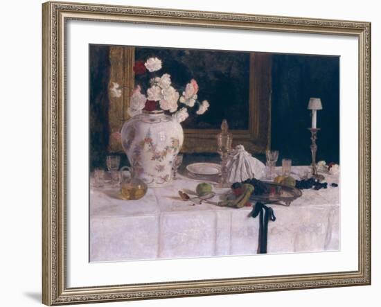 Side Table-Carl Albrecht-Framed Giclee Print