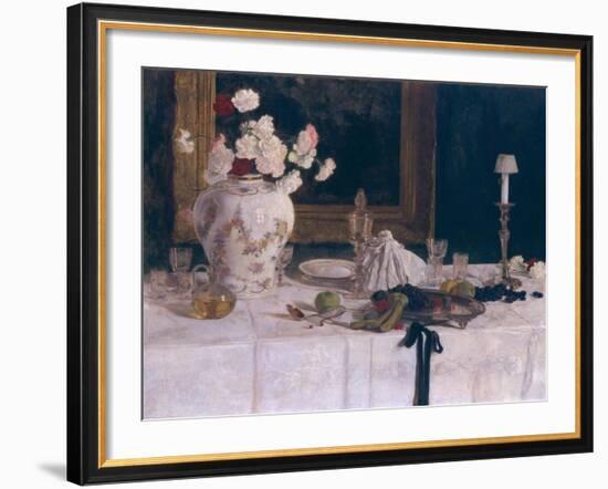 Side Table-Carl Albrecht-Framed Giclee Print