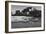 Side View Of Adobe House With Water In Foreground" Acoma Pueblo [NHL New Mexico]." 1933-1942-Ansel Adams-Framed Art Print