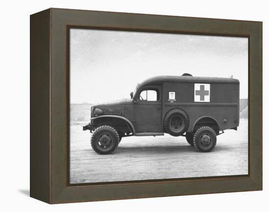 Side View of Ambulance-George Strock-Framed Premier Image Canvas