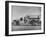 Side View of Army Fire Engine Truck-null-Framed Photographic Print