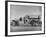 Side View of Army Fire Engine Truck-null-Framed Photographic Print