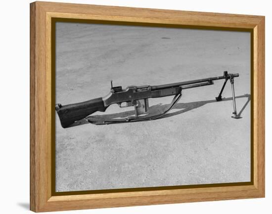 Side View of Browning Automatic Rifle-Myron Davis-Framed Premier Image Canvas