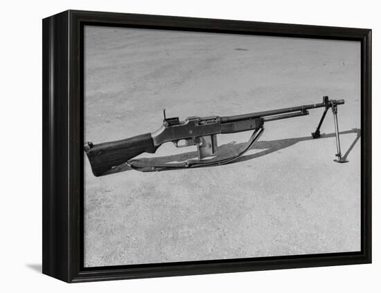 Side View of Browning Automatic Rifle-Myron Davis-Framed Premier Image Canvas